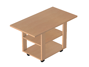 Журнальный стол на колесах АЛТ-Р.СЖ