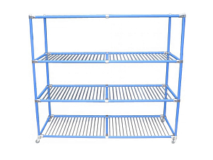 Стеллаж для бассейна 4 уровня 140×163×60 см