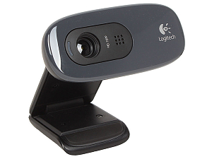 Веб-камера Logitech HD Webcam C270, чёрный корпус
