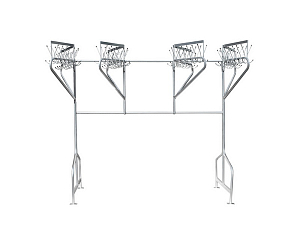 Гардеробная вешалка В04, напольная модель ЖЗМ-57203