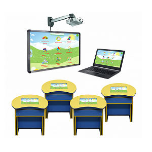 Интерактивный комплект для класса 4+1 с инт. доской