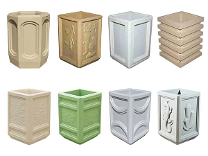 Фибробетонная урна АВН-Уфб