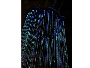 Подвесная потолочная туча с эффектом дождя 1500×1500×300 мм