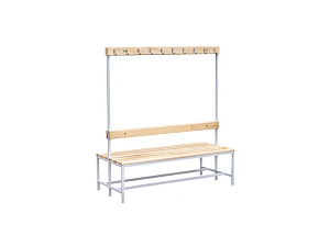 Раздевальная скамья с 20 крючками