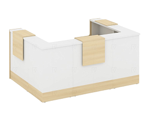 Кафедра для выдачи книг Style, вариант 2 — Акация/Белый