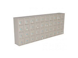 Металлический шкаф МБФ-ЯТ-3 — 40 отдельных ячеек