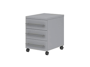 Мобильная лабораторная тумба, листовая сталь 670×400×500 мм