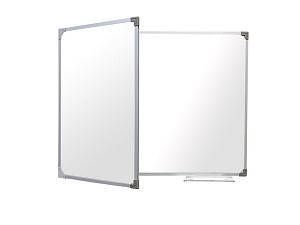 Двухэлементная маркерная доска 100 х 225 см — алюминиевый профиль