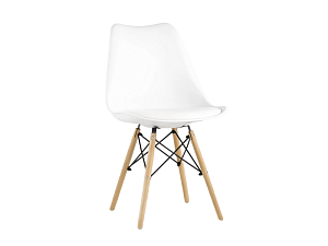 Белый стул Freames, буковая основа