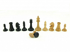 Шахматные фигуры Баталия N5 деревянные с утяжелителем