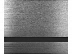 Пластик серебро-черый 1200х600х3 мм