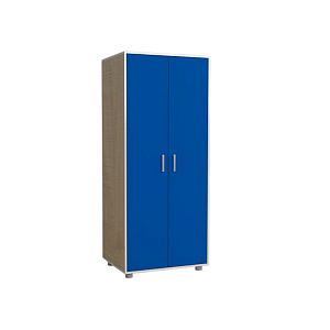 Шкаф «Лидер» для кабинета, корпус дуб серый