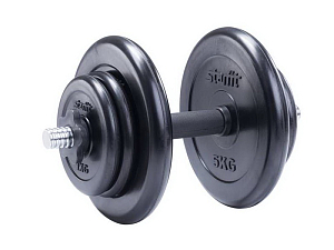 Гантель 16 кг, разборная и обрезиненная