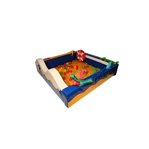 Сухой игровой бассейн "Море" 200×200 см