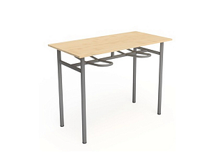 Обеденный стол 4-местный с держателем табуретов 1200×600