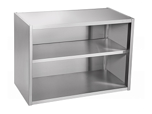 Открытая нерж. полка 800х400х700 мм для кухни