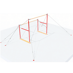 Гимнастические брусья разновысокие FSI-8750