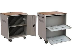 Мобильная тележка для ноутбуков 30 ячеек (17,3")