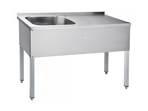 Стол для мытья овощей СМО-6-3, крашеный каркас