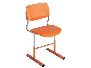 Стул ученический регул. гр.4–6, пластиковое сиденье