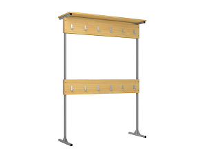 Напольная вешалка 24 крючка, каркас 25×25 мм