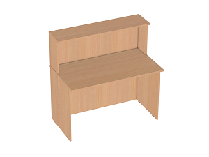 Стойка для ресепшена L1500 — прямая модель