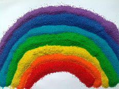 Цветной песок для детского творчества цена за кг
