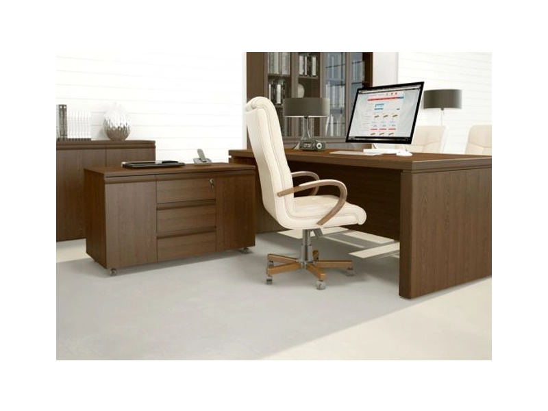 Кабинетный комплект Mark — тёмная отделка