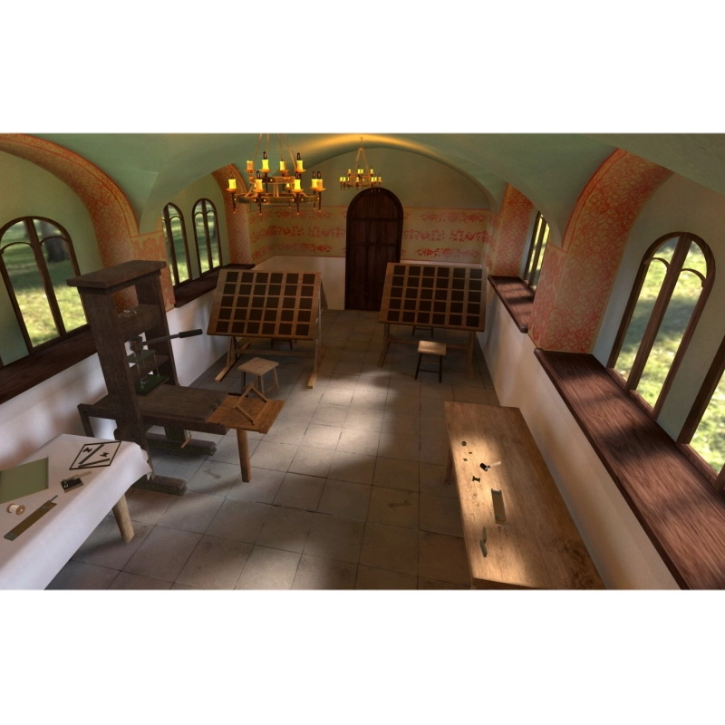 Интерактив «Книгопечатание» — 7 класс