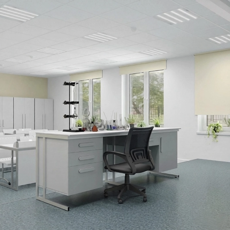 Лабораторный кабинет «Наука» с розетками