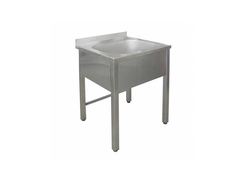 ПРОФИ ванна моечная односекционная с бортом 600х700х890 мм