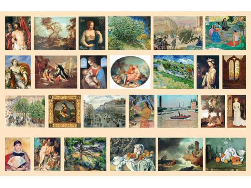 Репродукции Эрмитажа — 26 картин, 42×60 см