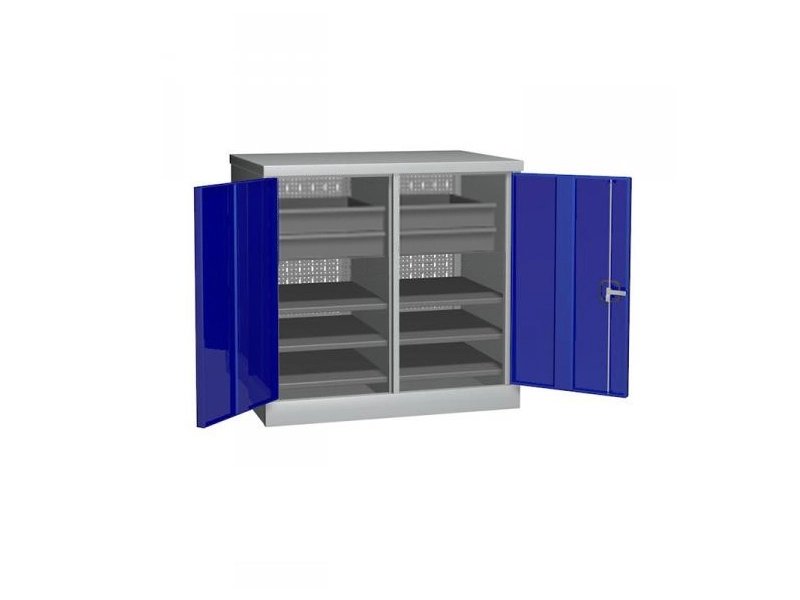 Металлическая антресоль PROFFI ВРФ-11 (4 ящика 6 полок)