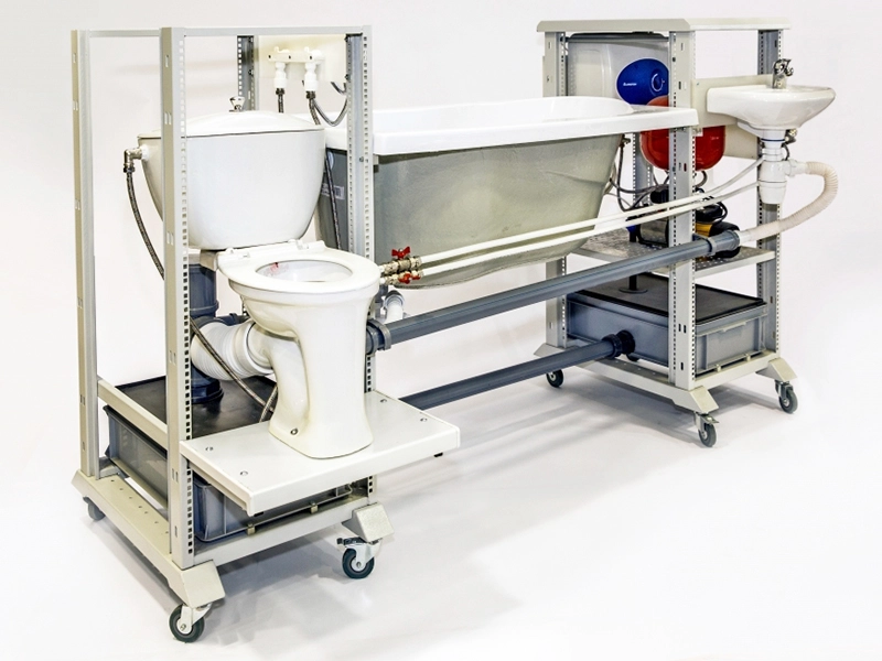 Учебный тренажер МСТС-2 — монтаж трубопроводов