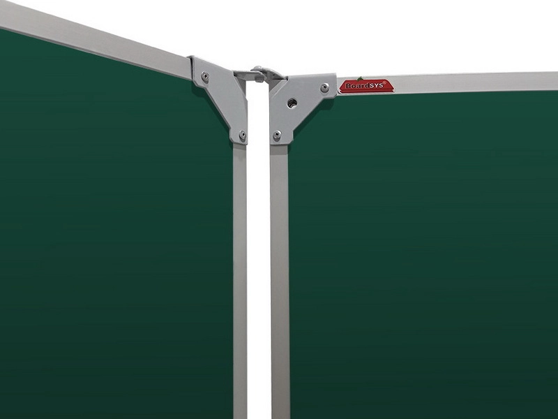 Трёхсекционная магнитно-маркерно-меловая доска 100х500