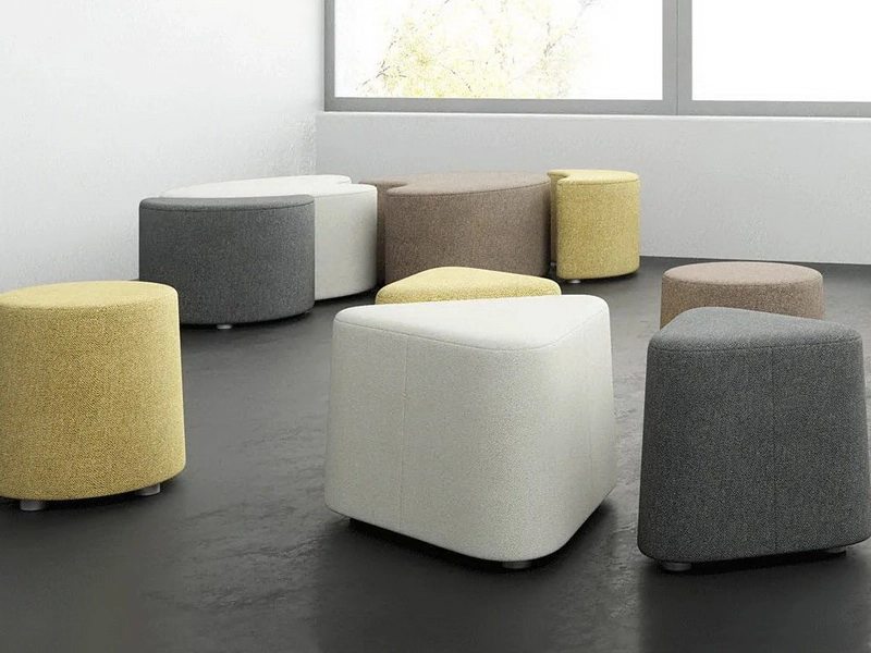 Компактный пуф «Поинт» L27‑1P, размеры 490×450×460 мм