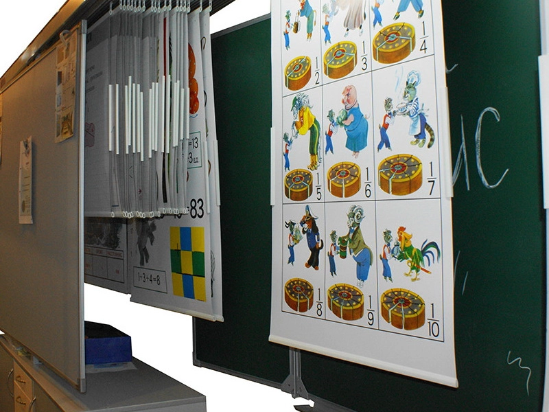 Алюминиевый карниз-картотека 40 элементов