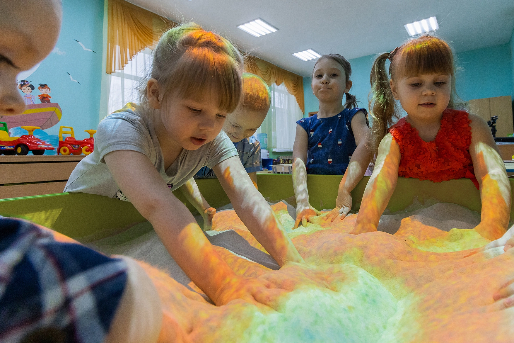 Песочница интерактивная «Полянка» для сенсорных комнат