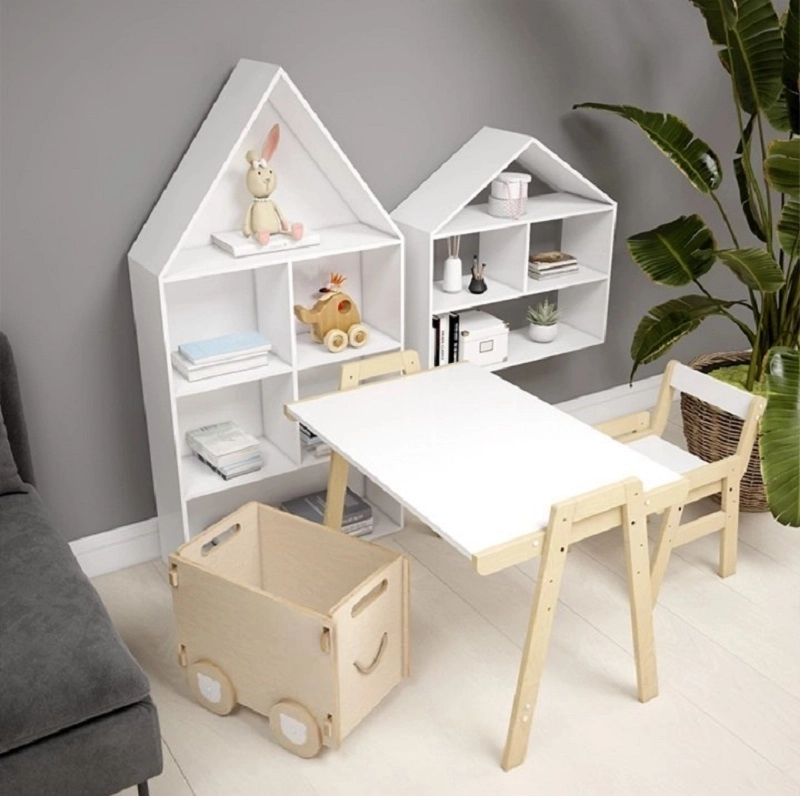Набор мебели "Теремок" для детской с регулируемым столом