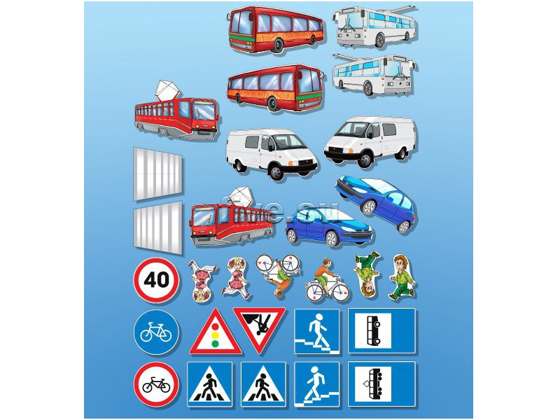 Доска по ПДД «Безопасный маршрут школьник» 1400×1000 мм