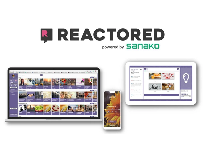 Онлайн-платформа Reactored для языковых курсов — подписка 12 месяцев