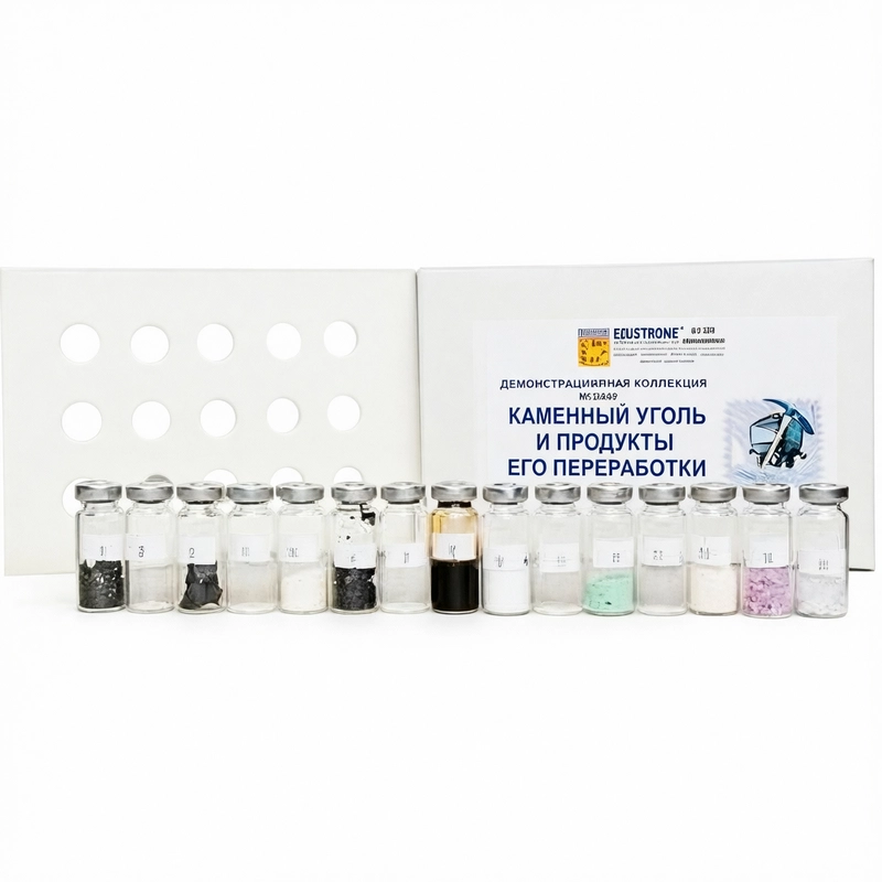 Коллекция образцов Каменный уголь и продукты его переработки