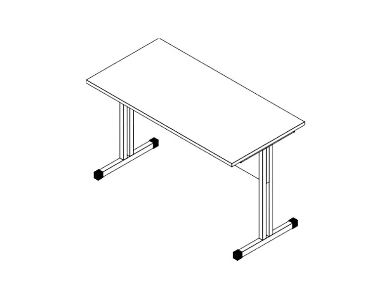 Обеденный стол на 4 места, каркас 25×25 мм