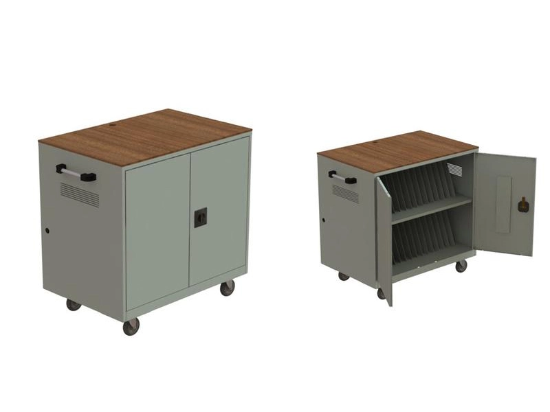 Мобильная тележка для ноутбуков, 34 места