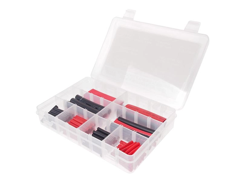 Термоусадочные влагозащитные трубки — 6 типоразмеров, 100 шт