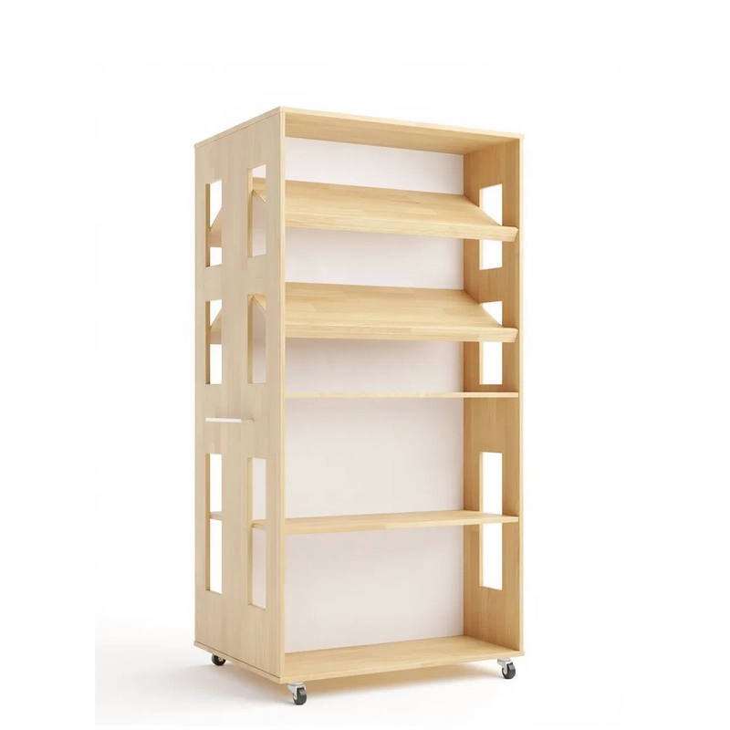 Стеллаж с полками двухсторонний