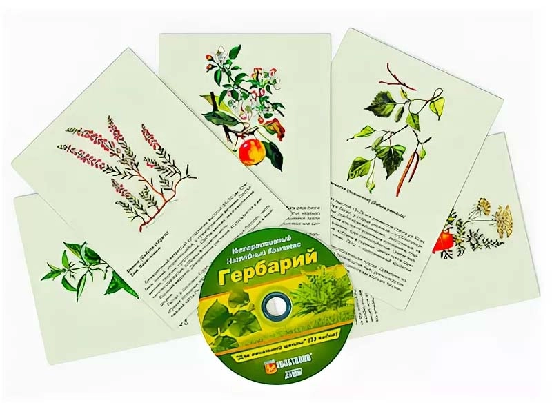 Наглядный учебный комплект Гербарий с электронным приложением