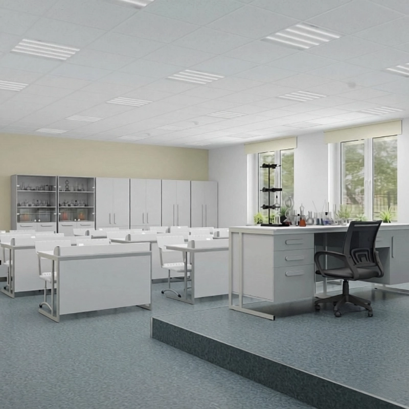 Лабораторный кабинет «Наука» с розетками