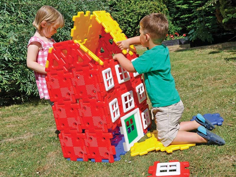 Полидрон Гигант — набор «Строительство дома» для детей 4–7 лет