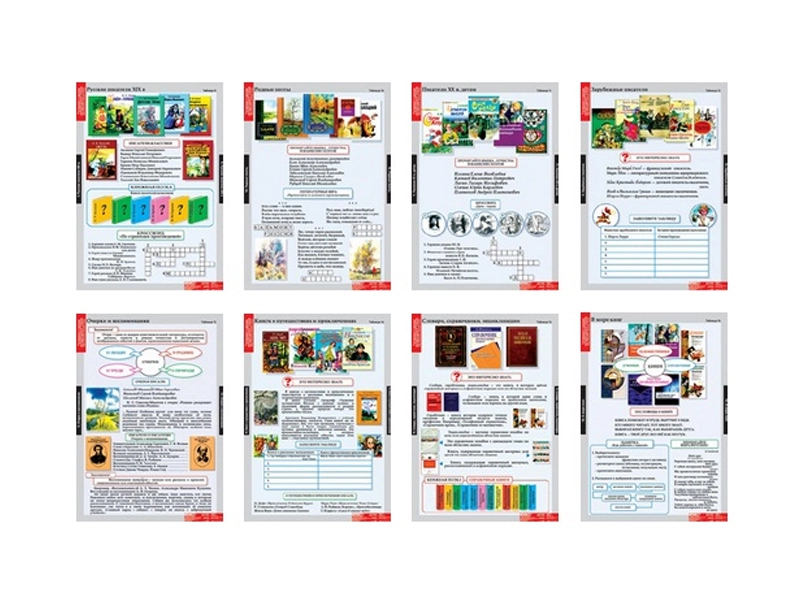 Литературное чтение 4 класс (68×98 см)